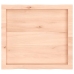 Tablero de mesa madera maciza borde natural 60x50x(2-4) cm