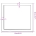 Tablero de mesa madera maciza borde natural 60x50x(2-6) cm