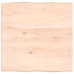 Tablero de mesa madera maciza borde natural 60x60x(2-4) cm