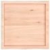 Tablero de mesa madera maciza borde natural 60x60x(2-4) cm