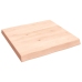 Tablero de mesa madera maciza borde natural 60x60x(2-6) cm