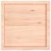 Tablero de mesa madera maciza borde natural 60x60x(2-6) cm