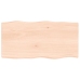 Tablero de mesa madera maciza roble borde natural 80x40x2 cm