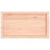 Tablero de mesa madera maciza borde natural 80x40x(2-4) cm