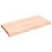 Tablero de mesa madera maciza borde natural 80x40x(2-6) cm