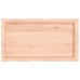 Tablero de mesa madera maciza borde natural 80x40x(2-6) cm