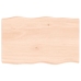 Tablero de mesa madera maciza borde natural 80x50x(2-4) cm