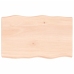 Tablero de mesa madera maciza borde natural 80x50x(2-6) cm