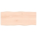 Tablero de mesa madera maciza roble borde natural 100x40x2 cm