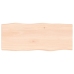 Tablero de mesa madera maciza borde natural 100x40x(2-4) cm