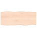 Tablero de mesa madera maciza borde natural 100x40x(2-6) cm