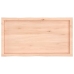 Tablero de mesa madera maciza borde natural 100x50x(2-4) cm