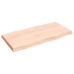 Tablero de mesa madera maciza borde natural 100x50x(2-6) cm