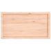 Tablero de mesa madera maciza borde natural 100x50x(2-6) cm