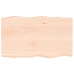 Tablero de mesa madera maciza borde natural 100x60x(2-4) cm