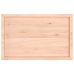 Tablero de mesa madera maciza borde natural 100x60x(2-4) cm