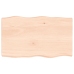 Tablero de mesa madera maciza borde natural 100x60x(2-6) cm