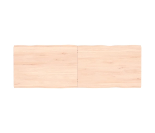 Tablero de mesa madera maciza borde natural 120x40x(2-4) cm