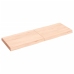 Tablero de mesa madera maciza borde natural 120x40x(2-6) cm