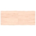 Tablero de mesa madera maciza borde natural 120x50x(2-4) cm