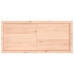 Tablero de mesa madera maciza borde natural 120x50x(2-4) cm