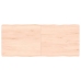 Tablero de mesa madera maciza borde natural 120x50x(2-6) cm