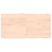 Tablero de mesa madera maciza borde natural 120x60x(2-4) cm