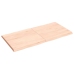 Tablero de mesa madera maciza borde natural 120x60x(2-4) cm