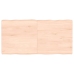 Tablero de mesa madera maciza borde natural 120x60x(2-6) cm