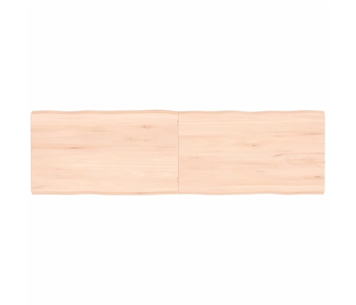 Tablero de mesa madera maciza borde natural 140x40x(2-4) cm