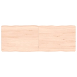 Tablero de mesa madera maciza borde natural 140x50x(2-4) cm
