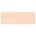 Tablero de mesa madera maciza borde natural 140x50x(2-4) cm