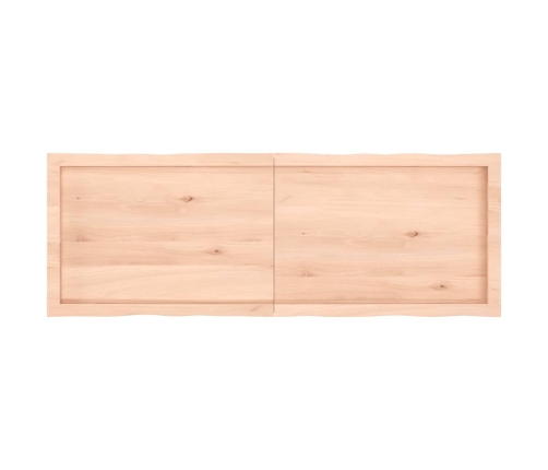 Tablero de mesa madera maciza borde natural 140x50x(2-4) cm