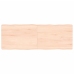 Tablero de mesa madera maciza borde natural 140x50x(2-6) cm