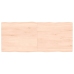 Tablero de mesa madera maciza borde natural 140x60x(2-4) cm