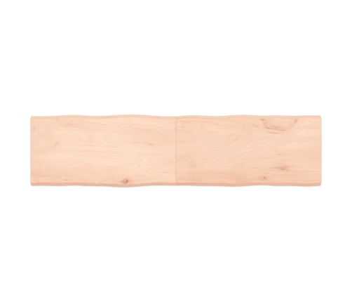 Tablero de mesa madera maciza borde natural 160x40x(2-4) cm