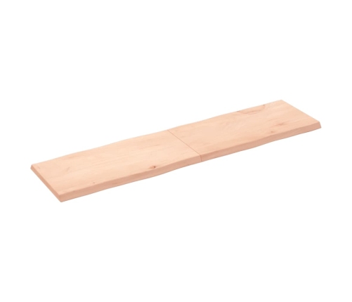 Tablero de mesa madera maciza borde natural 160x40x(2-4) cm