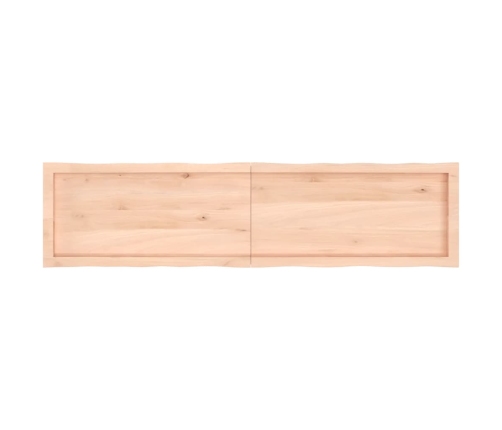 Tablero de mesa madera maciza borde natural 160x40x(2-4) cm