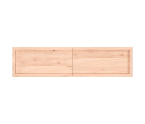 Tablero de mesa madera maciza borde natural 160x40x(2-6) cm