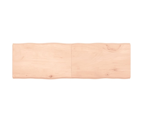 Tablero de mesa madera maciza borde natural 160x50x(2-6) cm