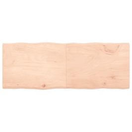 Tablero de mesa madera maciza borde natural 160x60x(2-4) cm