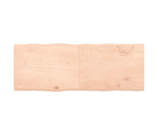 Tablero de mesa madera maciza borde natural 160x60x(2-4) cm