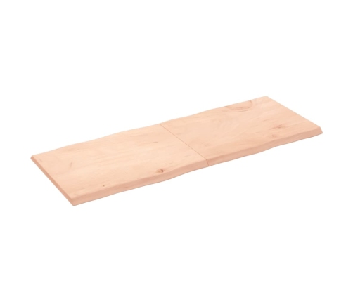 Tablero de mesa madera maciza borde natural 160x60x(2-4) cm