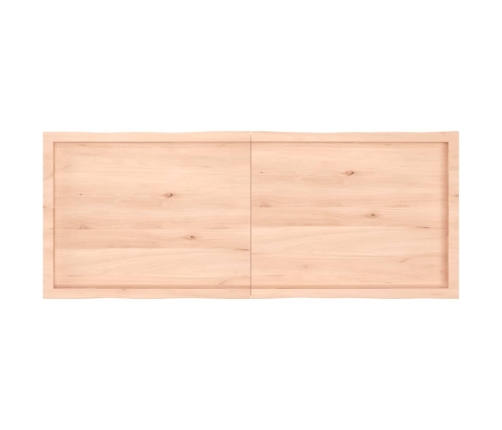 Tablero de mesa madera maciza borde natural 160x60x(2-4) cm