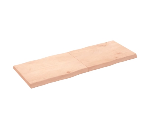 Tablero de mesa madera maciza borde natural 160x60x(2-6) cm