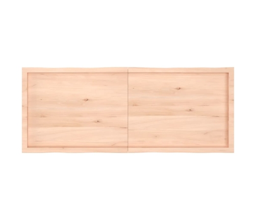 Tablero de mesa madera maciza borde natural 160x60x(2-6) cm