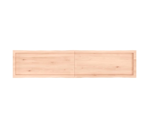 Tablero de mesa madera maciza borde natural 180x40x(2-4) cm