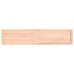 Tablero de mesa madera maciza borde natural 180x40x(2-4) cm