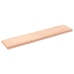 Tablero de mesa madera maciza borde natural 180x40x(2-6) cm