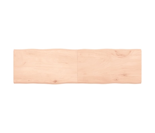 Tablero de mesa madera maciza borde natural 180x50x(2-4) cm